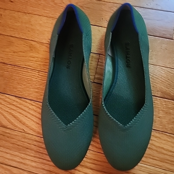 Rothy's Shoes - Rothy's Forest Green Flats